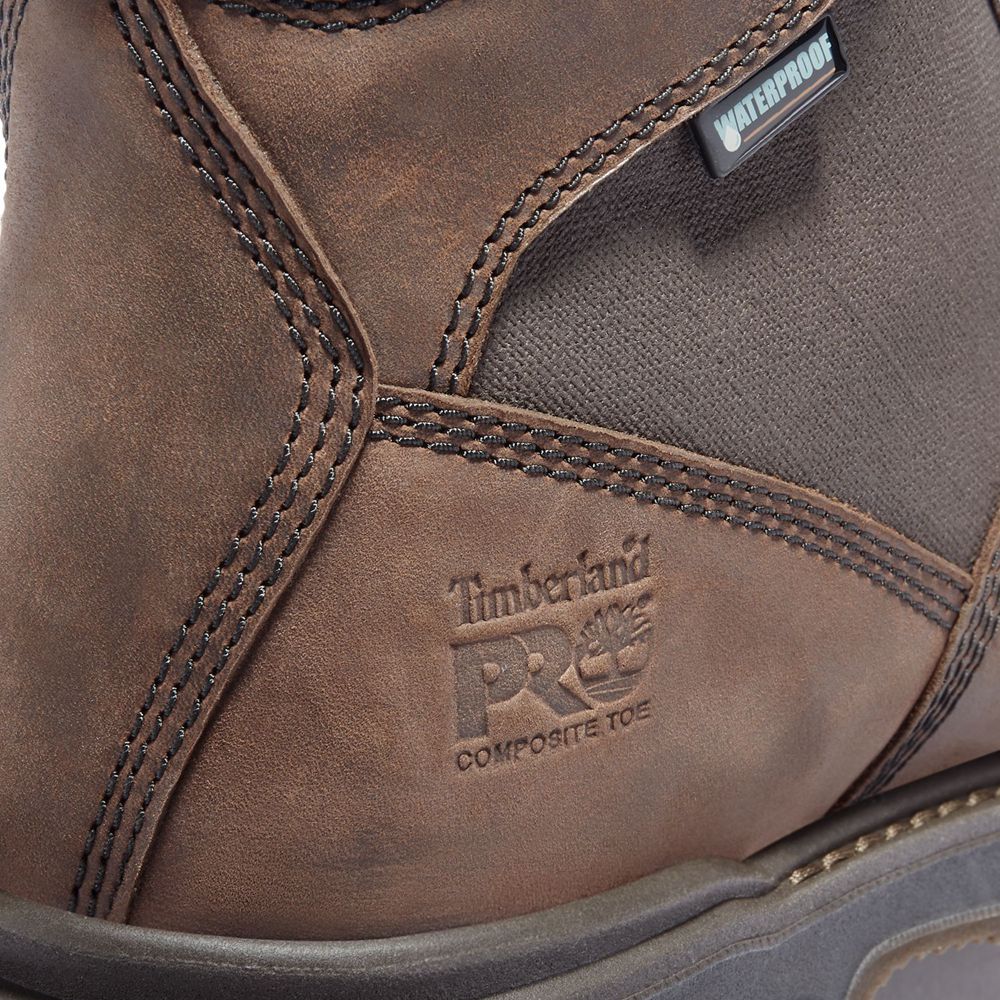 Botas de Trabajo Timberland Hombre Pro® Resistor 6\" Comp Toe Marrones - Chile CVJ-801472